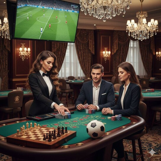 三打一棋牌大厅主视觉